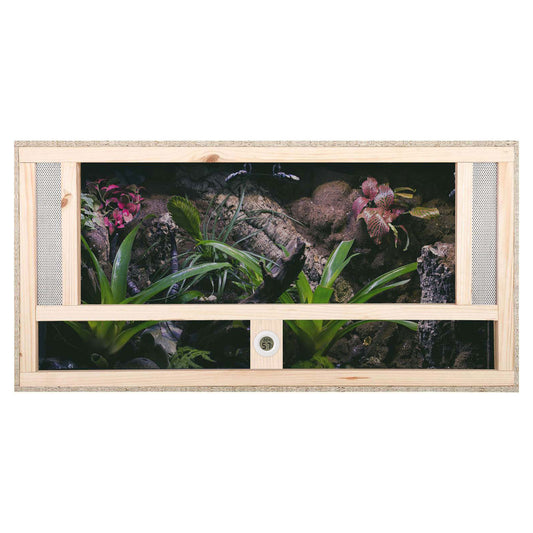 Repiterra Holz Terrarium mit Frontbelüftung 100x60x60 cm