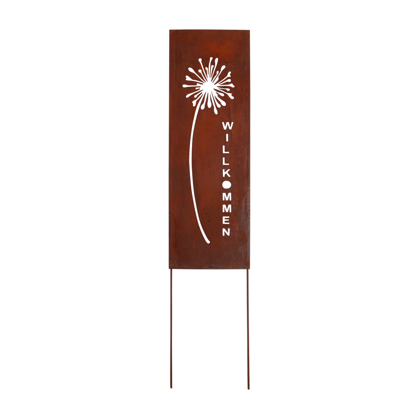 Roststecker Schild Pusteblume