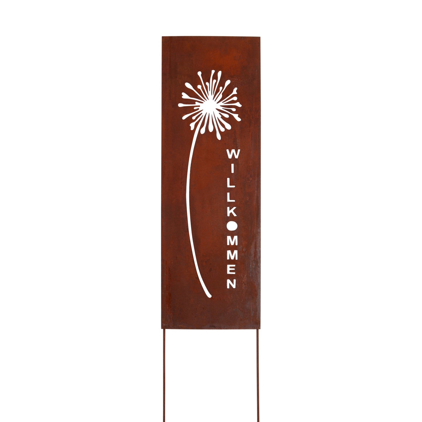 Roststecker Schild Pusteblume