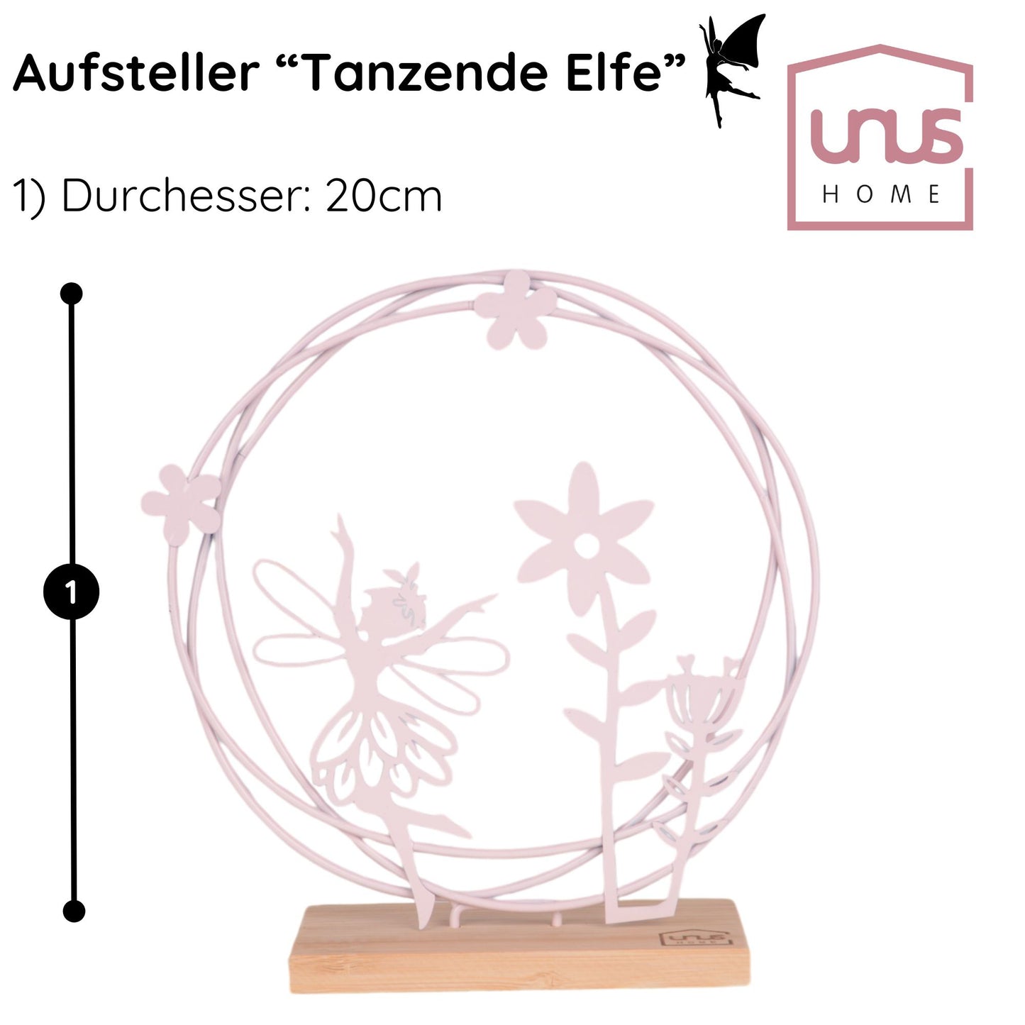 Aufsteller tanzende Elfe Fee