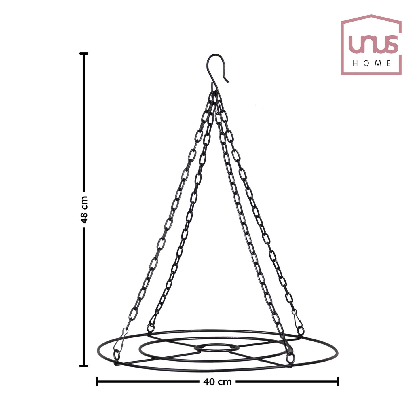 Metall Ring hängend 60 oder 40 cm Durchmesser