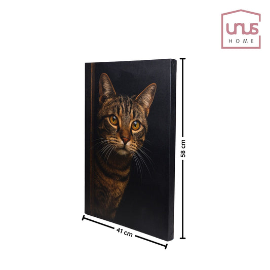 Leinwand Tierportrait Katze bespannter Keilrahmen