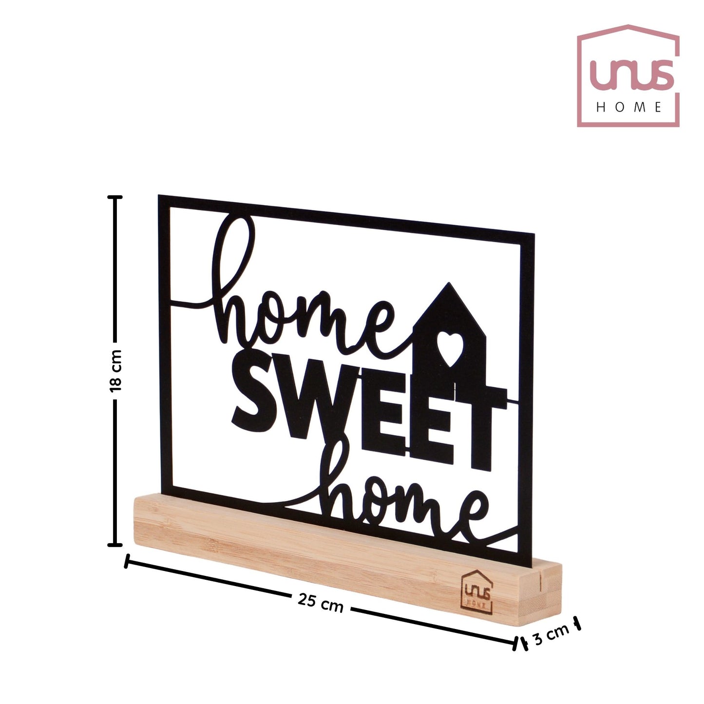 Aufsteller "Home sweet Home"