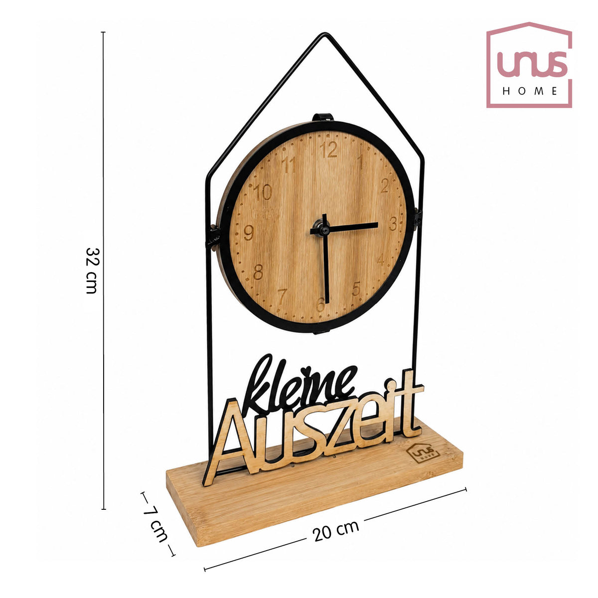 Tischuhr Quarzwerk Tilda "Kleine Auszeit"