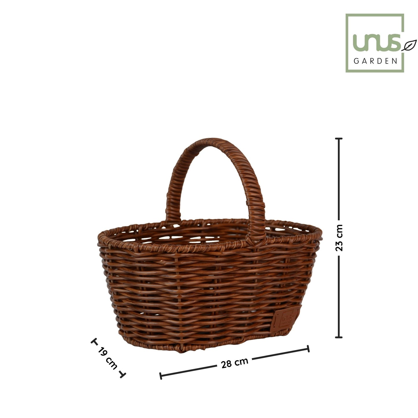 Einkaufskorb in Rattan-Optik für Kinder