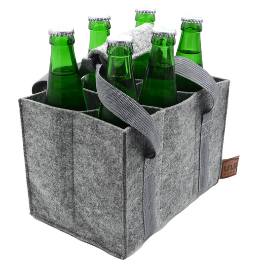 Flaschenhalter Filz für 6 Flaschen