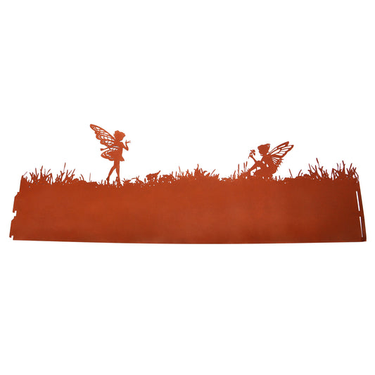 Beeteinfassung Rasenkante Rostoptik Feengarten 29 Ø cm