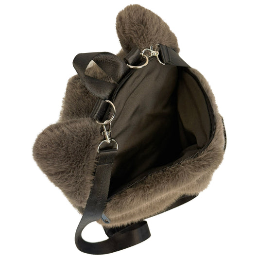 Plüschrucksack Katze in braun 50cm