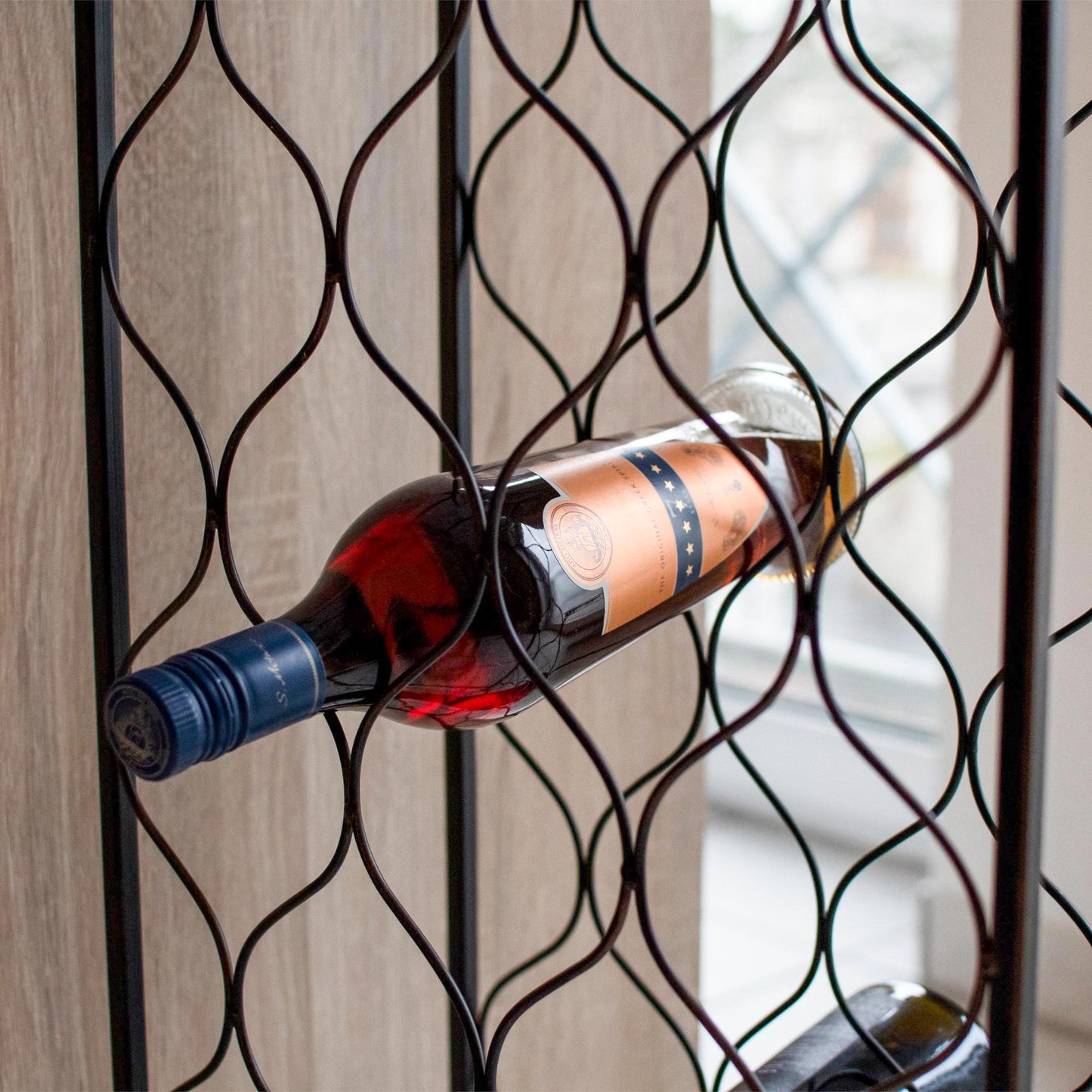 Weinregal Eisen halbrund für 26 Flaschen