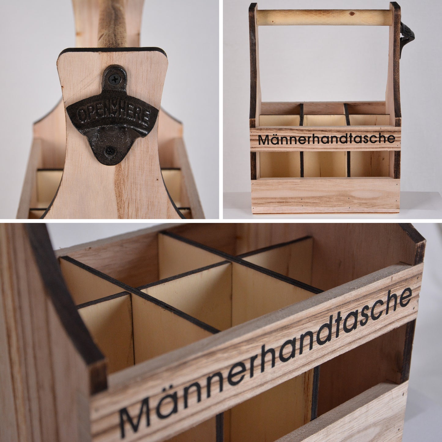 Flaschenträger Männerhandtasche