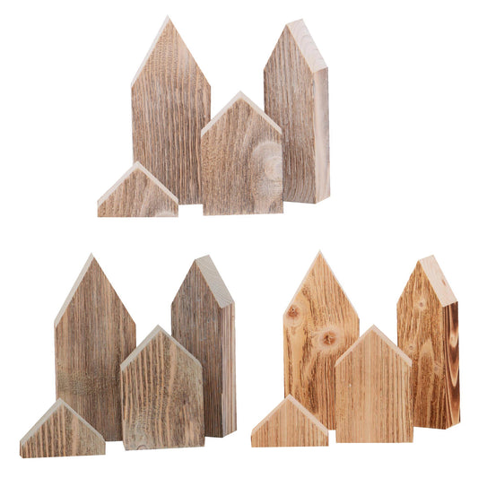 Holzstadt Dekoration Altholz