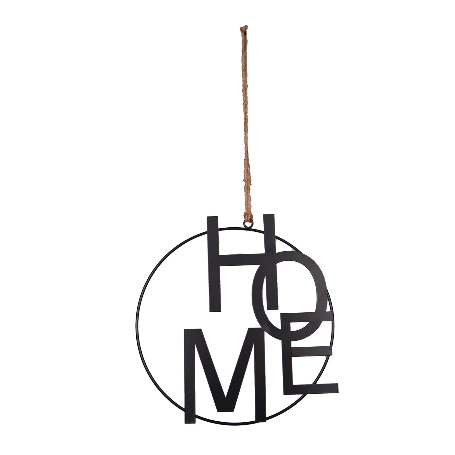 Metall-Aufhänger mit Schriftzug HOME 25cm