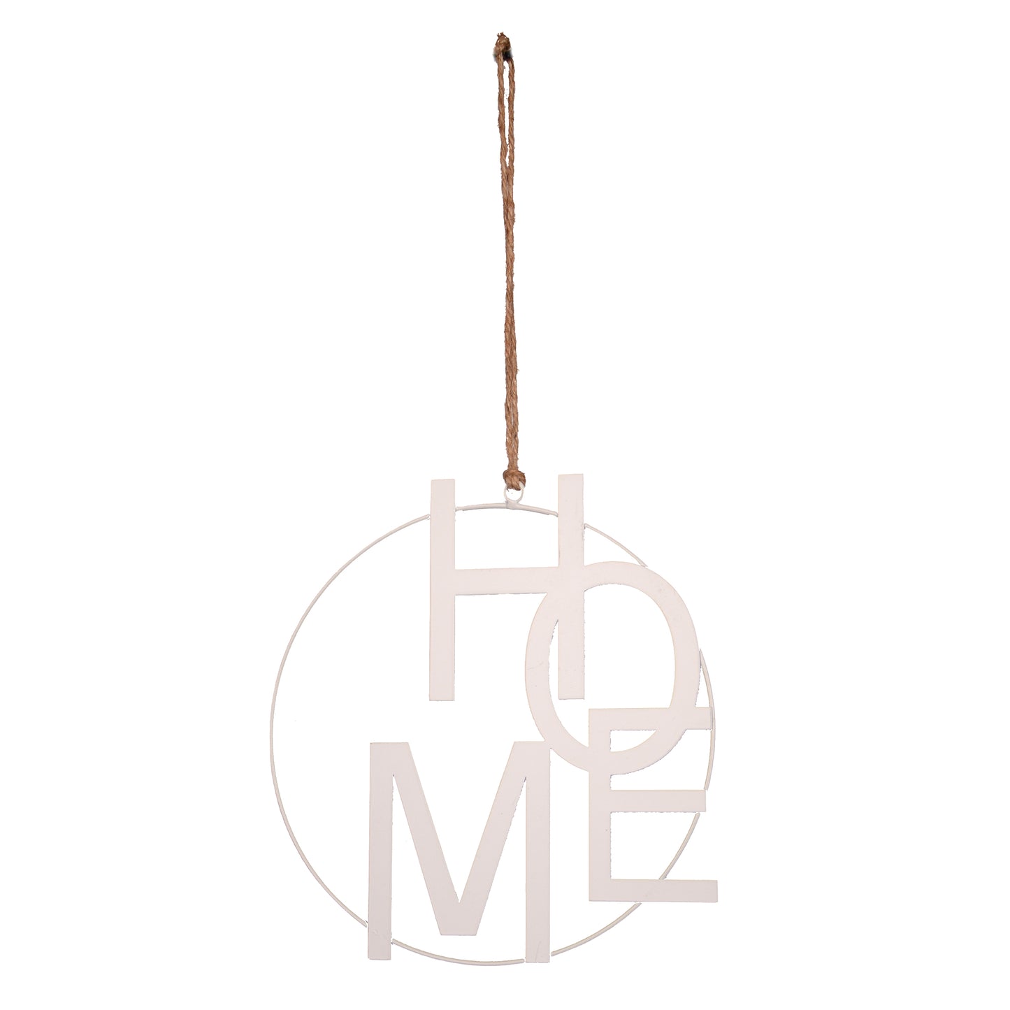 Metall-Aufhänger mit Schriftzug HOME 25cm