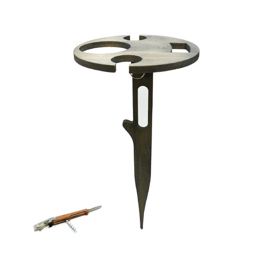 Weintisch klappbar Outdoor aus Bambus