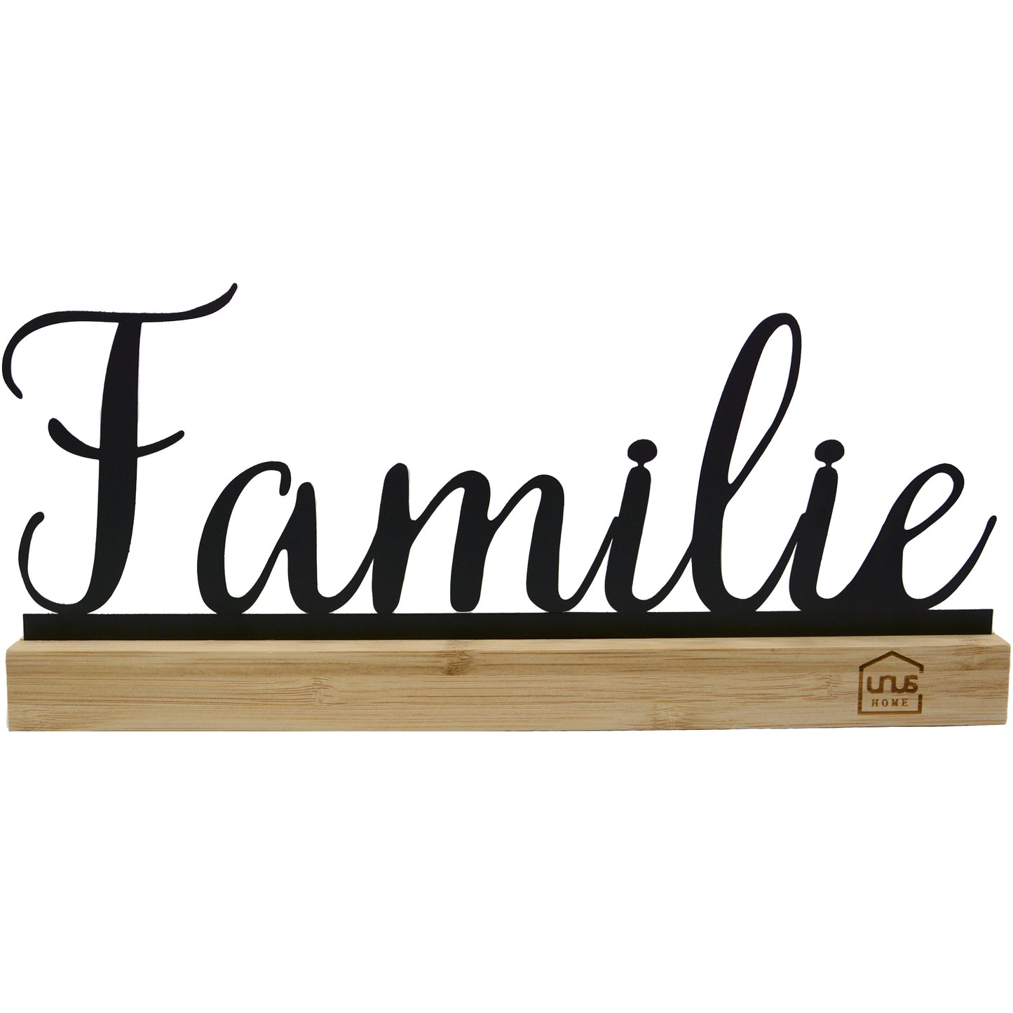 Aufsteller Schriftzug Sweet Home oder Familie
