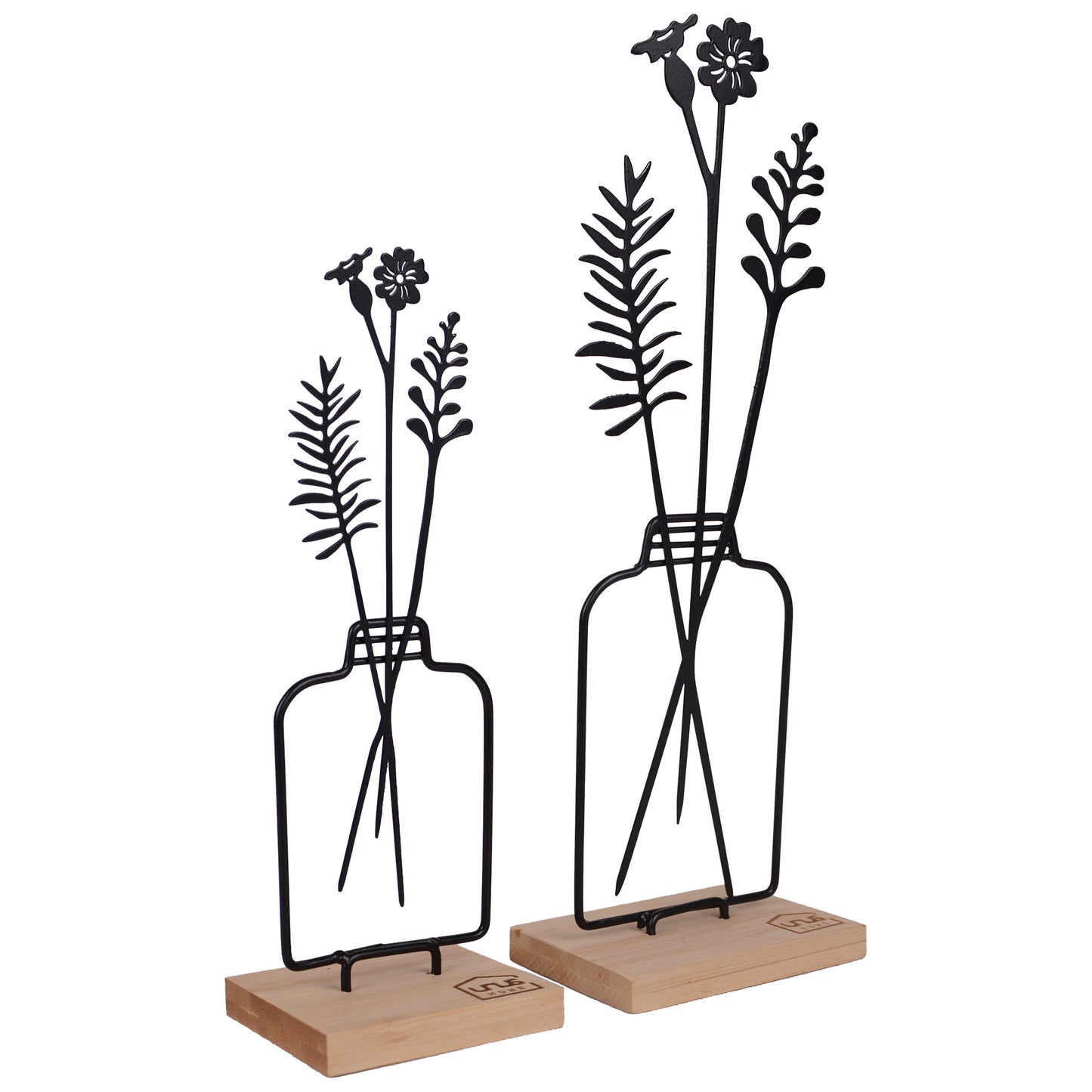 Aufsteller Blumenvase 2er Set