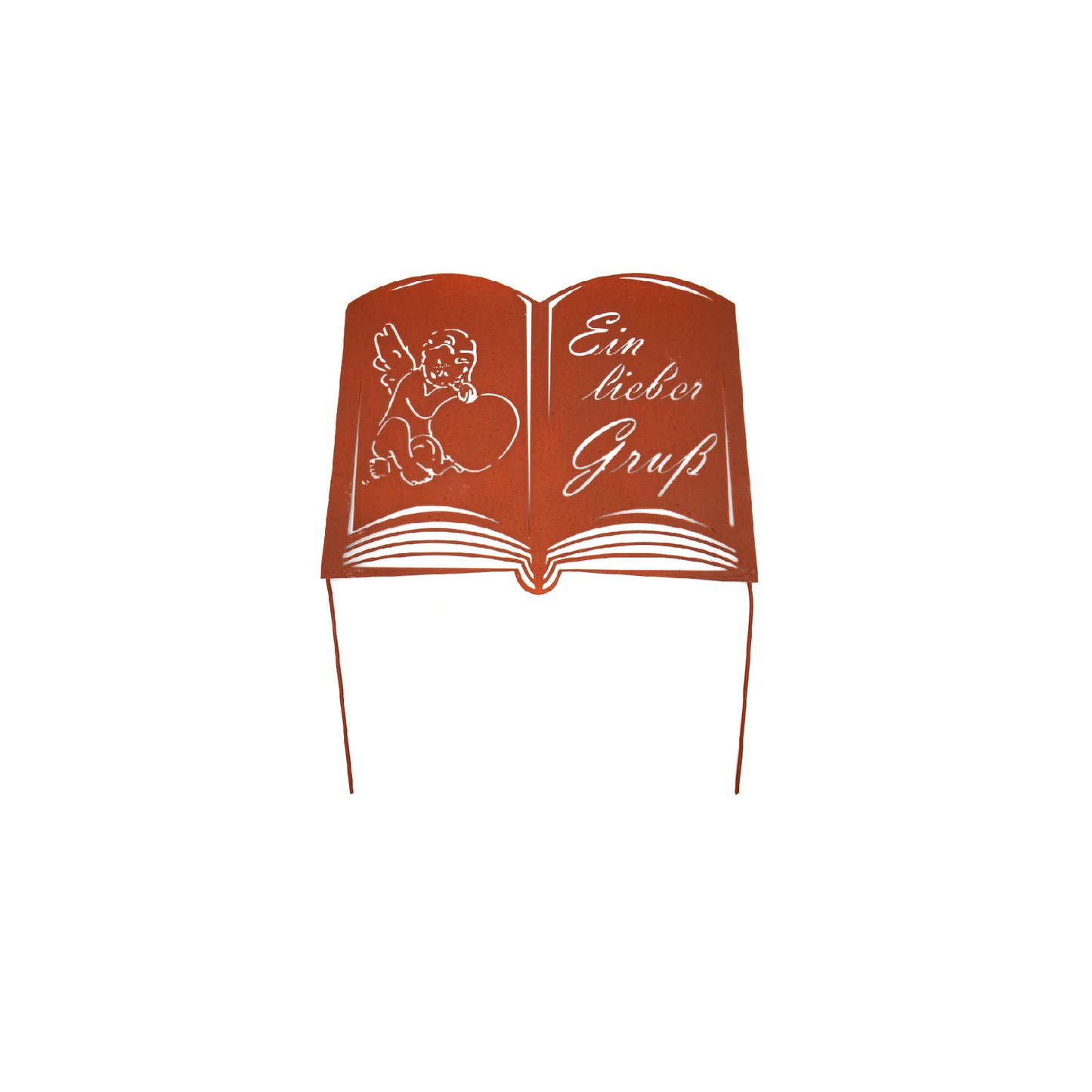 Grabstecker Rostoptik Buch