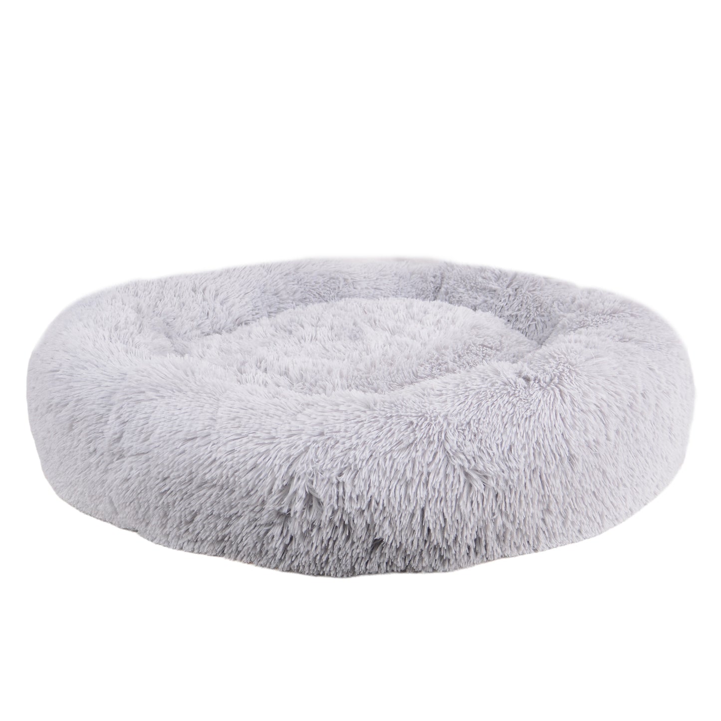 Haustierkissen Plüsch in grau