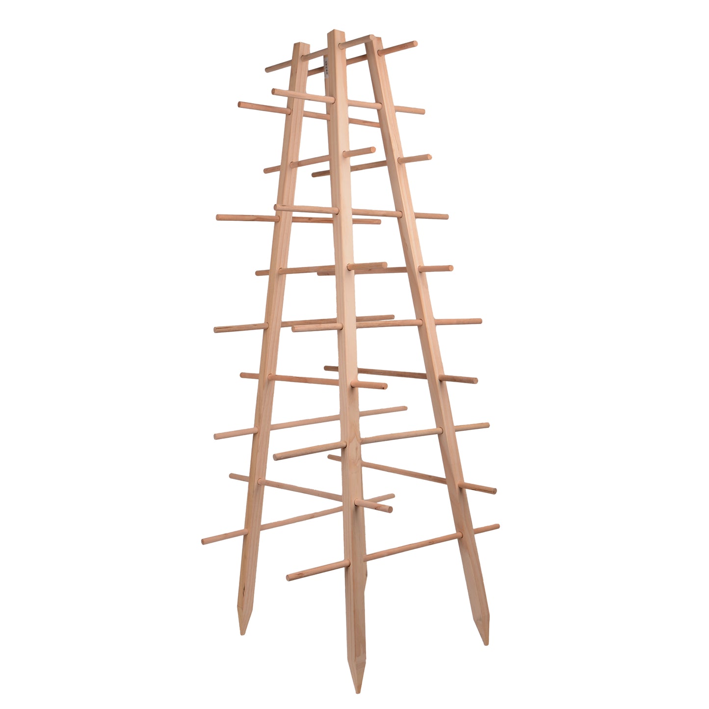 Rankturm Pyramide aus Holz, 143,5 cm hoch