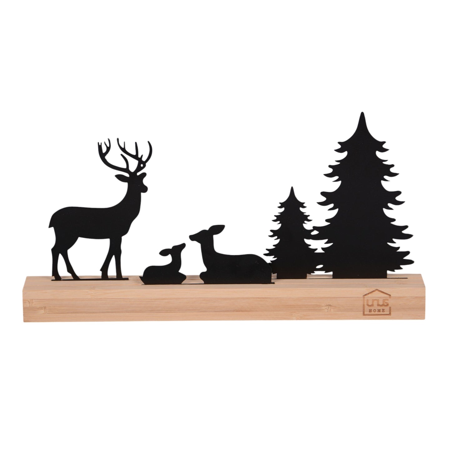 Aufsteller Hirsch mit Bäumen