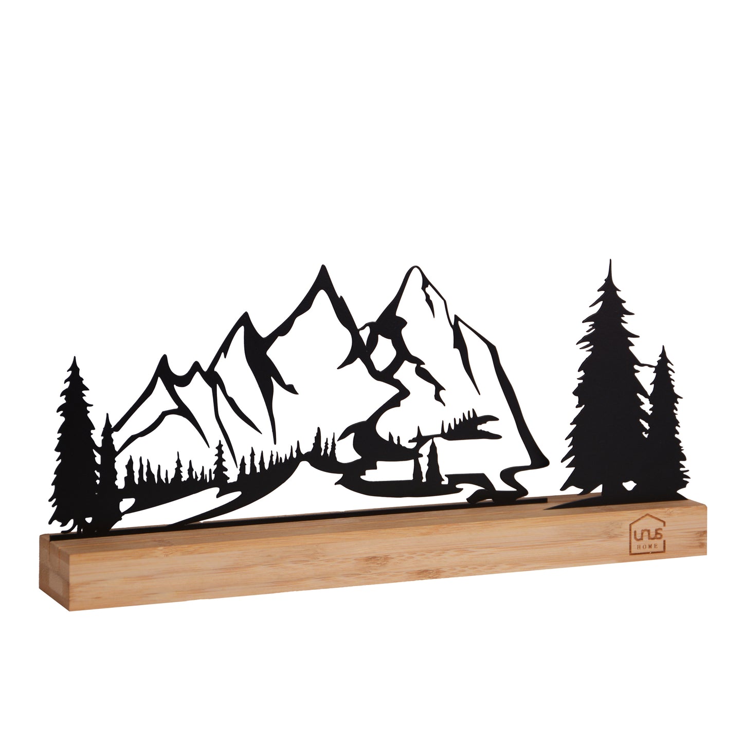 Aufsteller "Berglandschaft" - schwarz