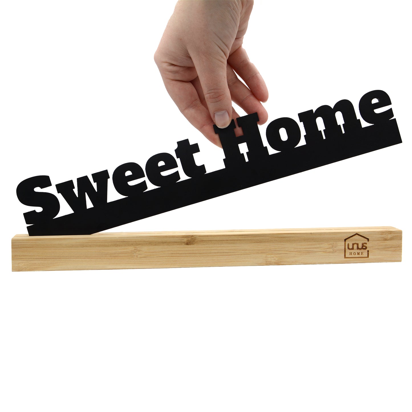 Aufsteller Schriftzug Sweet Home oder Familie