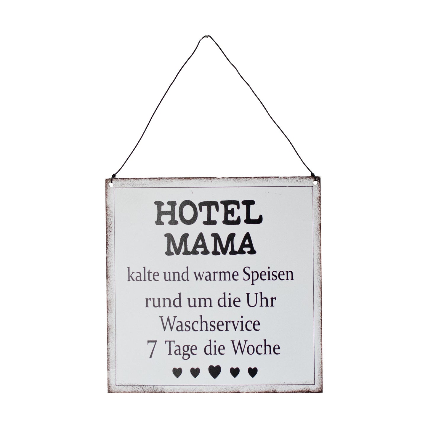 Metallschild Hotel Mama