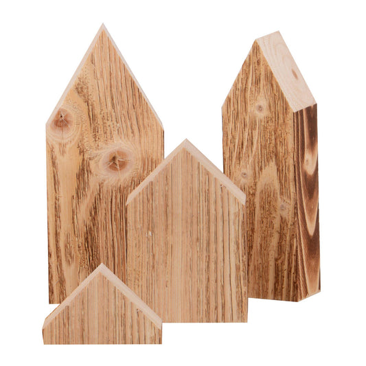 Holzstadt Dekoration Altholz