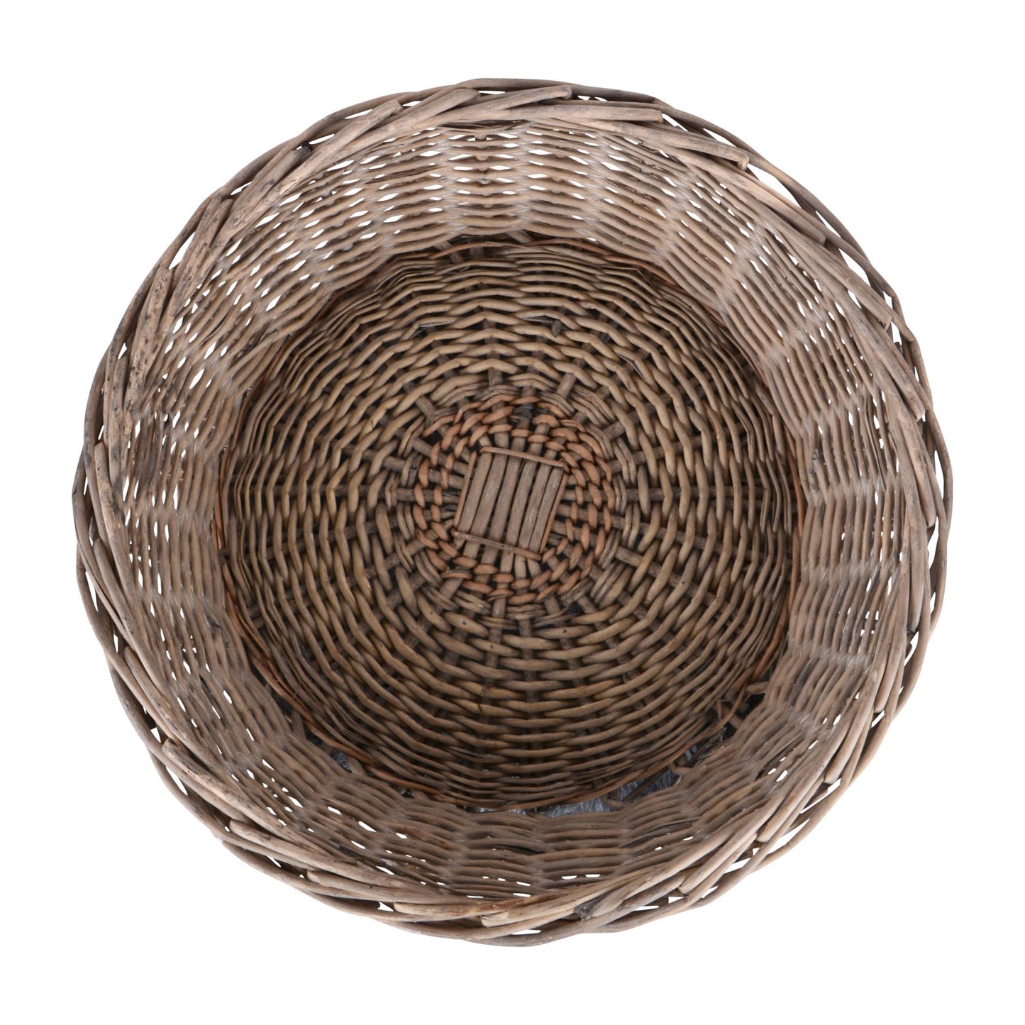 Katzenkörbchen, Katzenkorb, Katzenturm aus Rattan in Grau