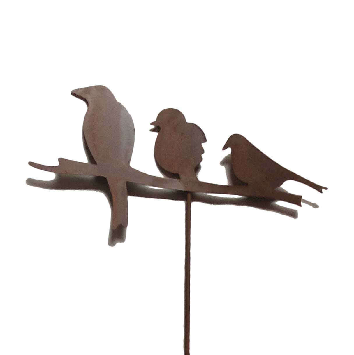 Stecker Zink 3 Vögel Rost