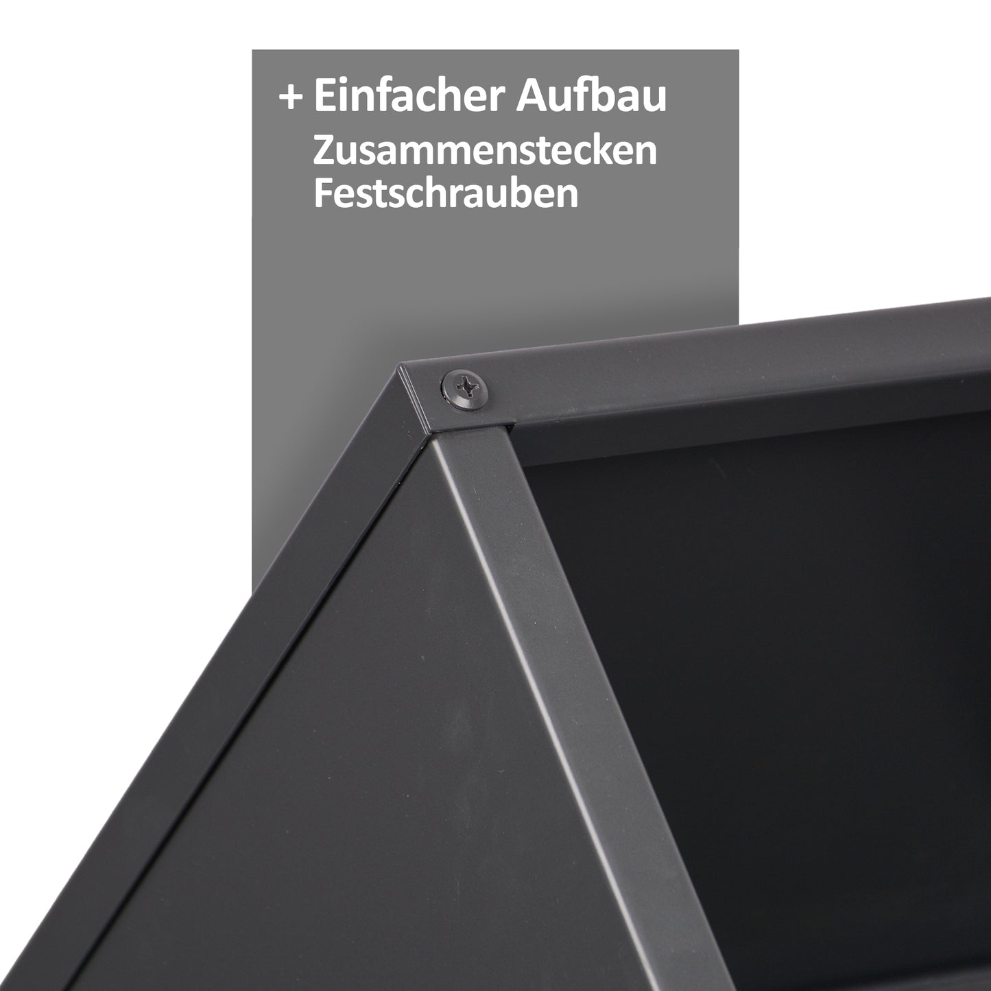 Pflanzkübel aus Metall in verschiedenen Größen