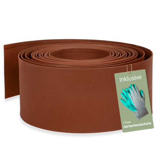 Beeteinfassung Rasenkante Rostoptik 14x1000cm