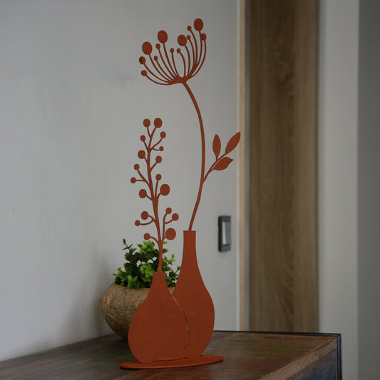 Aufsteller Deko-Blume mit Vase