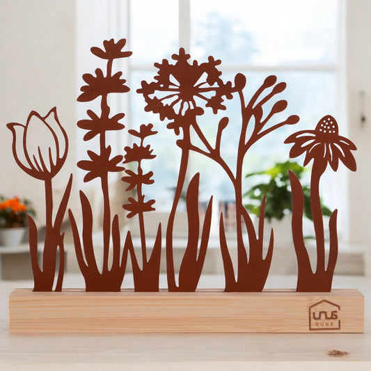 Aufsteller Blumenwiese Silhouette