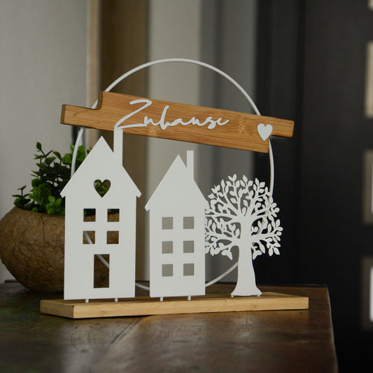 Aufsteller Deko-Schild Zuhause