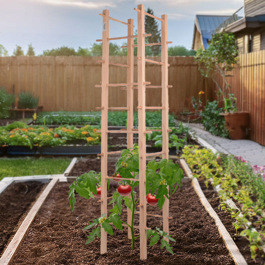 Rankhilfe Turm aus Bambus, 150 cm hoch