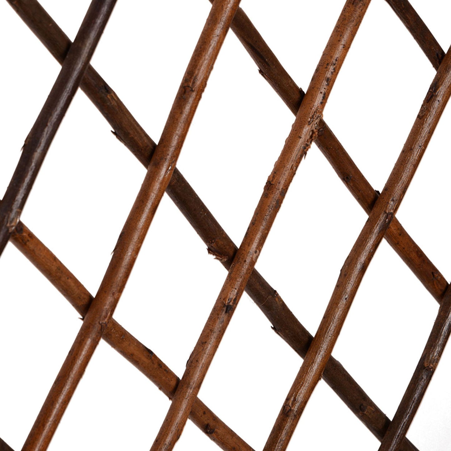 5x Holz Rankgitter Rankhilfe Weidenzaun Sichtschutz variabel