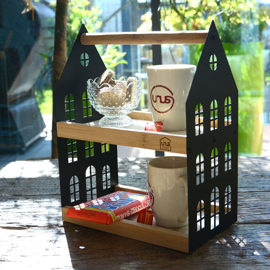 Haus-Etagere 34cm hoch