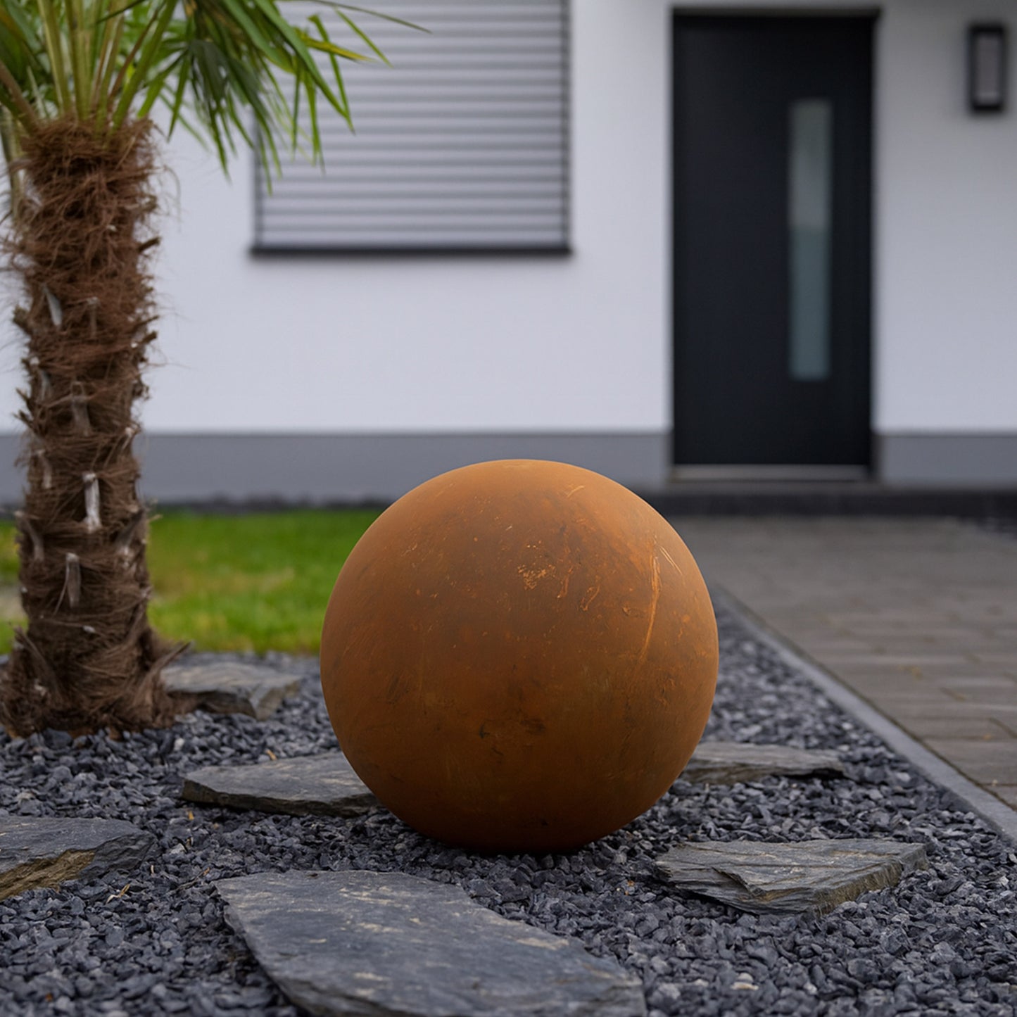 Gartenkugel Ø40 cm in rost