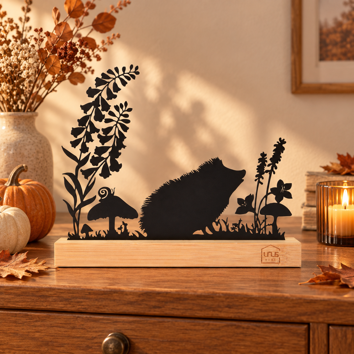 Aufsteller Herbst Igel