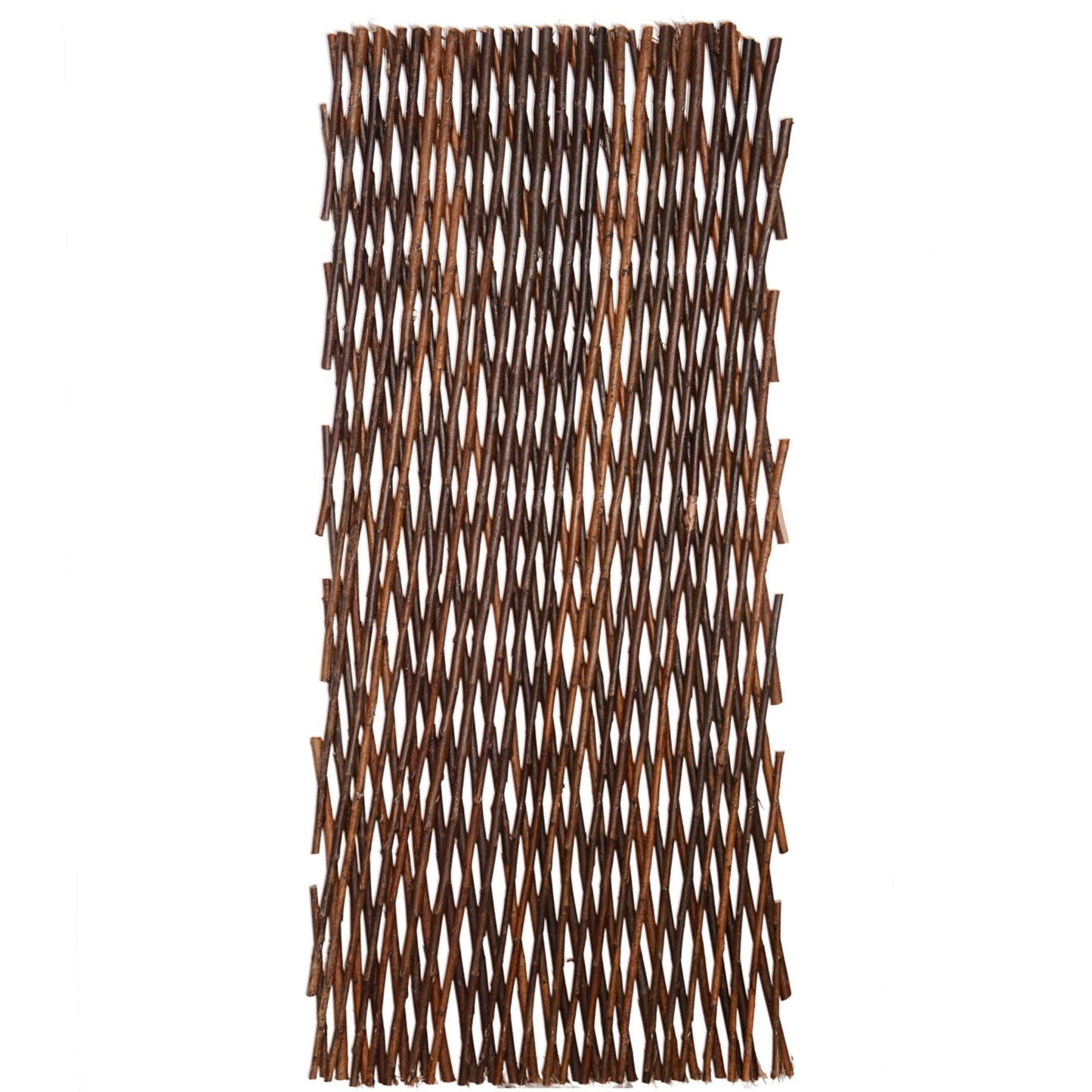 5x Holz Rankgitter Rankhilfe Weidenzaun Sichtschutz variabel
