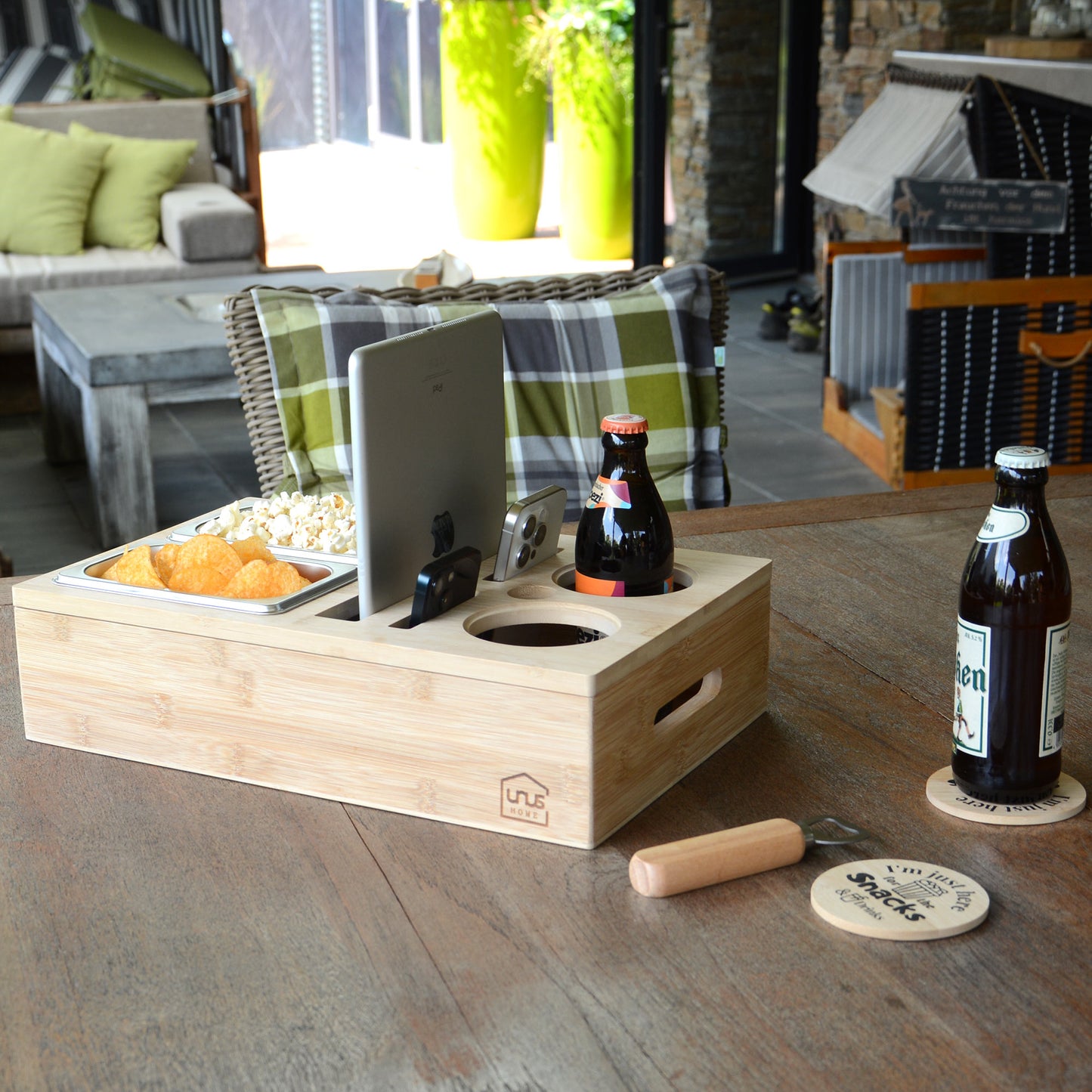 Couchbar Snackbox Bambusholz