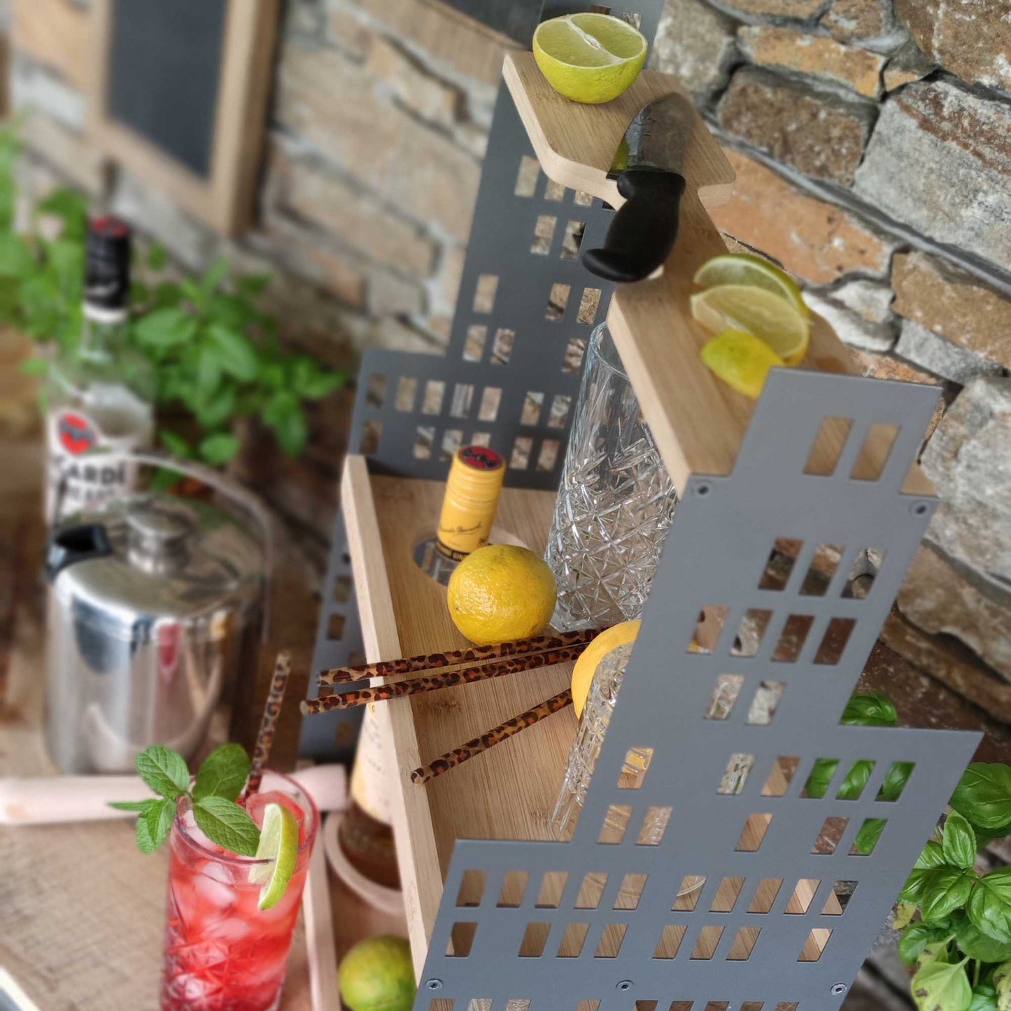 Cocktailbar Etagere