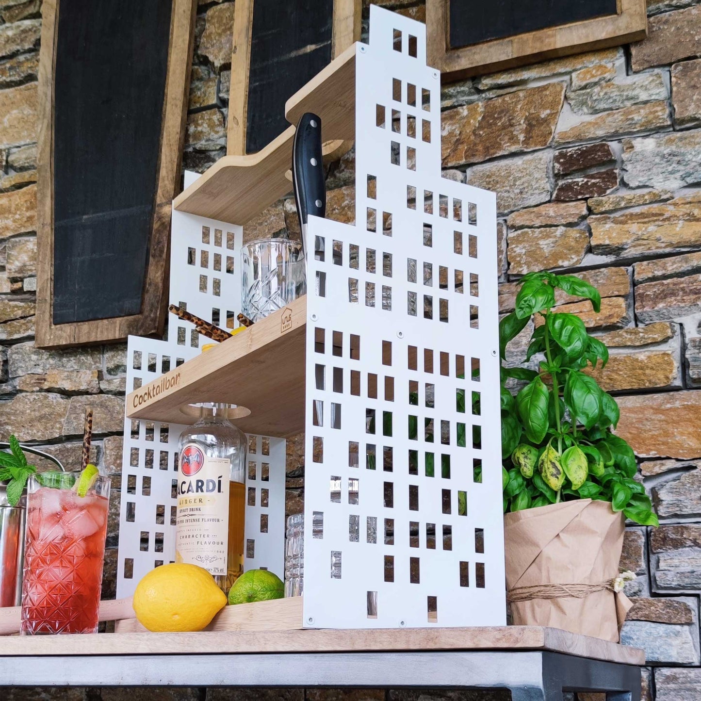 Cocktailbar Etagere