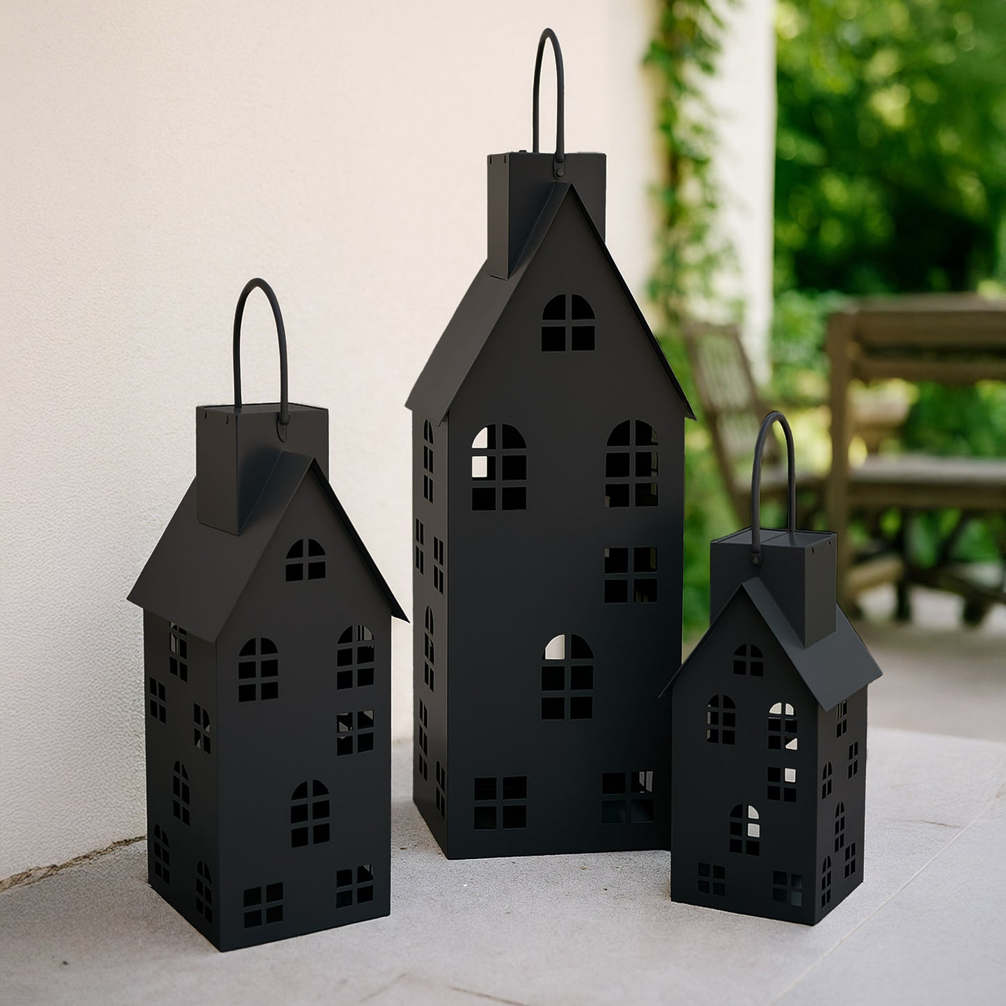 Solar Metall-Häuser schwarz oder grau