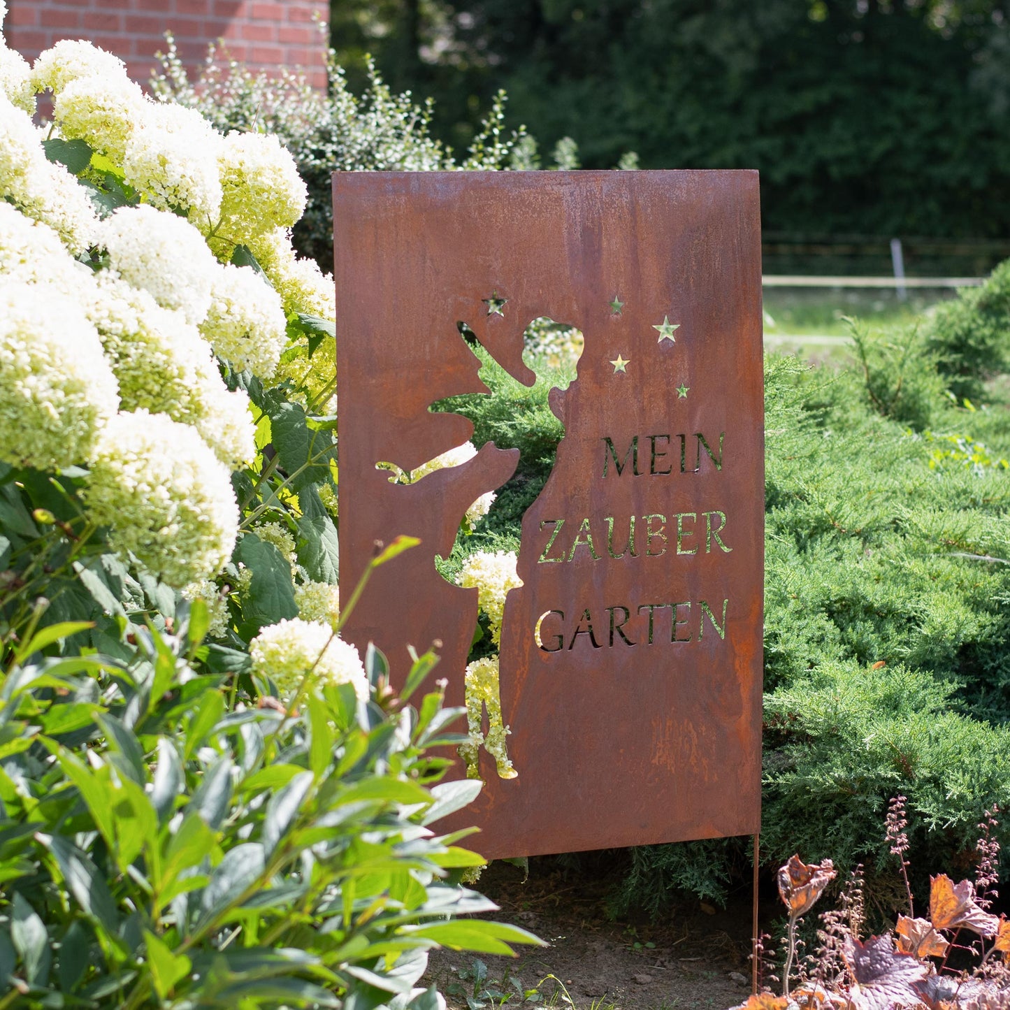 Roststecker Schild Zaubergarten
