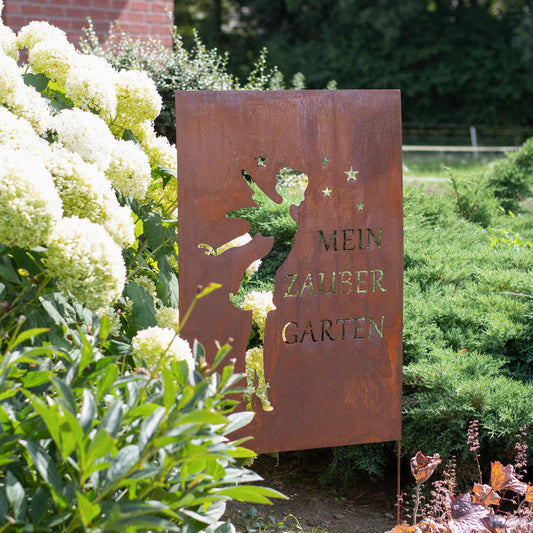 Roststecker Schild Zaubergarten