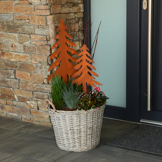 Roststecker Zink Tannenbaum rostig