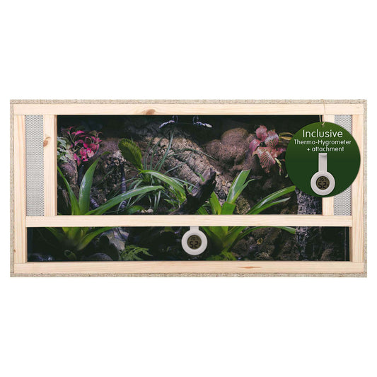 Repiterra Holz Terrarium mit Frontbelüftung 100x50x50 cm