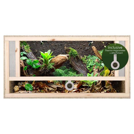 Repiterra Holz Terrarium mit Frontbelüftung 80x50x50 cm